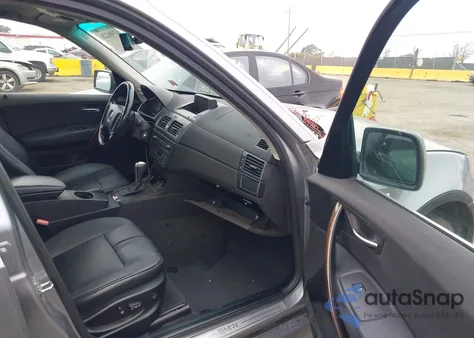 2006 BMW X3 3.0I z USA, uszkodzony, nr VIN WBXPA93416WD25377